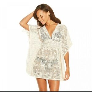 Xhilaration Crochet Swimsuit Cover-Up l Medium